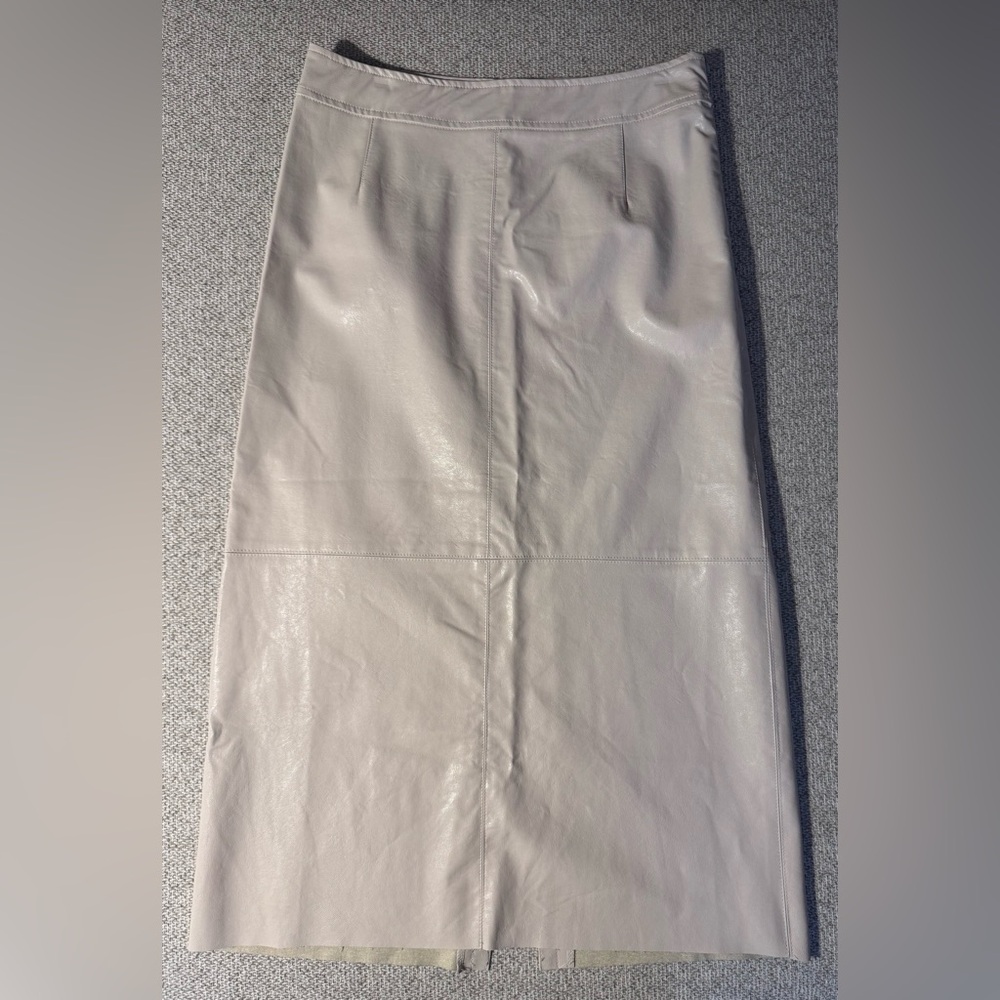 Faux Leather Skirt Size L